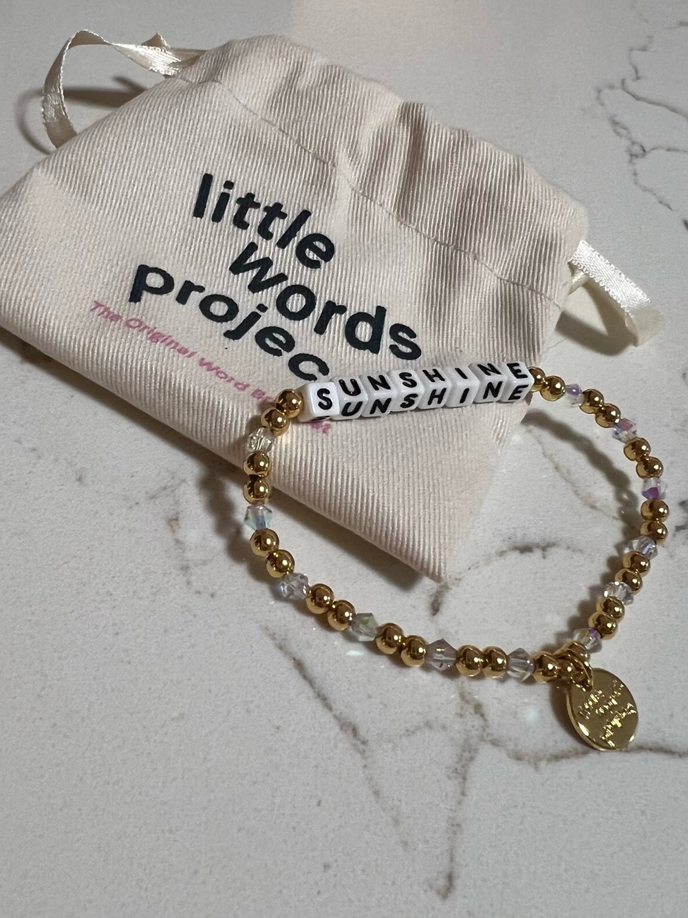 Little Words Project 'Sunshine' Beaded Bracelet